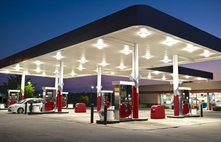 Gas Station Near Fort Worth, TX