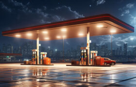 Gas station near Granbury