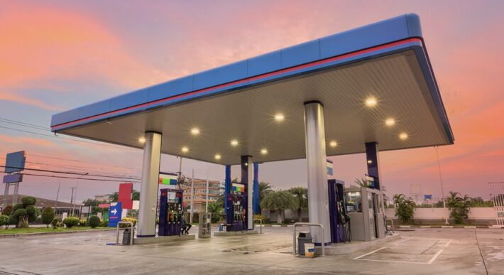 Gas station near Wichita Falls